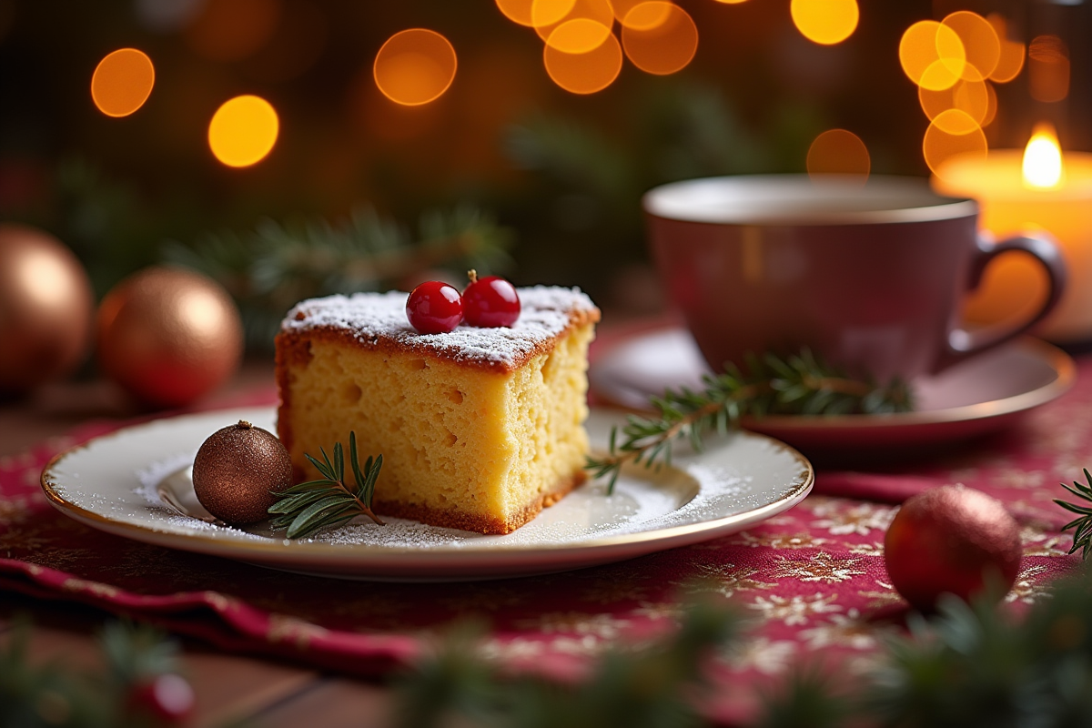 gâteau noël